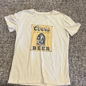 Coors beer tee shirt